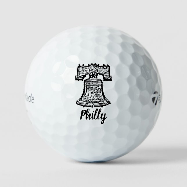 Pelota de golf campana de Philadelphia Freedom (Anverso)