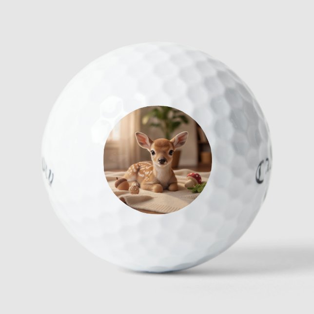 Pelota de Golf con Foto Personalizada para Amantes (Anverso)