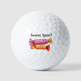 Pelota de golf con mensaje. ¿Barrio dulce? Regalo 