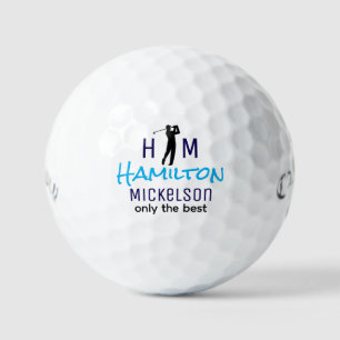 Pelota de Golf con Nombre del Mejor Golfista en Az