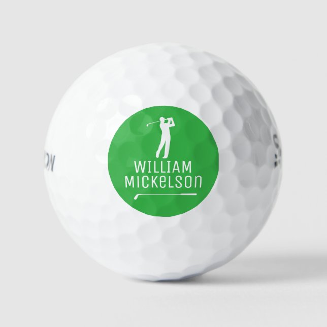 Pelota de golf con su nombre (Anverso)