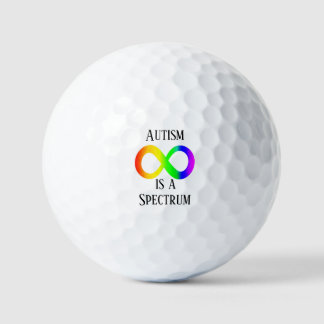 Pelota de golf de concienciación sobre el espectro