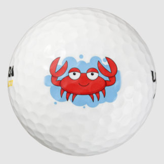 pelota de golf de cricket rojo lindo
