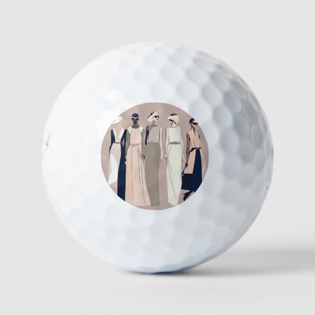 Pelota de golf de iconos de la moda (Anverso)
