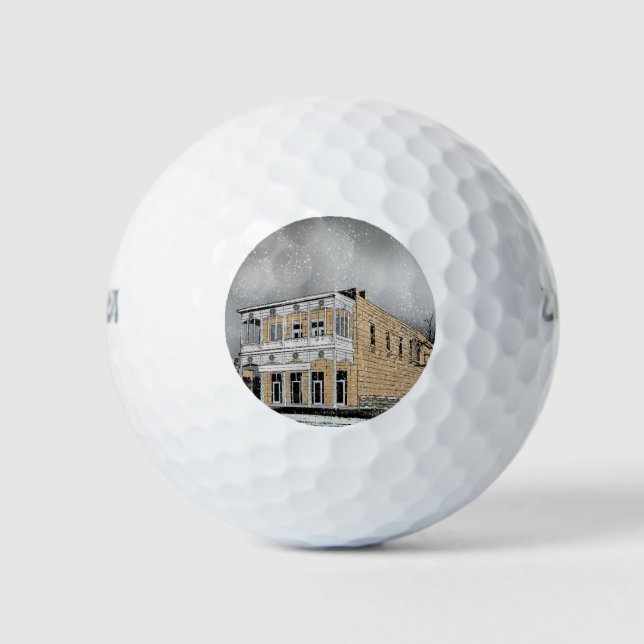 Pelota de Golf de Navidad Morris Ranch Fredericksb (Anverso)