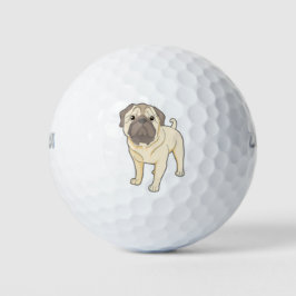pelota de golf de pug