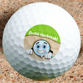 Pelota de Golf Divertida en Bunker Evita la Playa