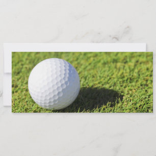 Pelota De Golf En Campo De Grasa Verde - Personali