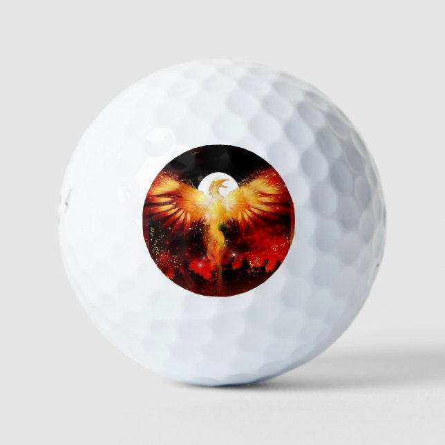 Pelota de Golf Fénix Ascendente (Anverso)