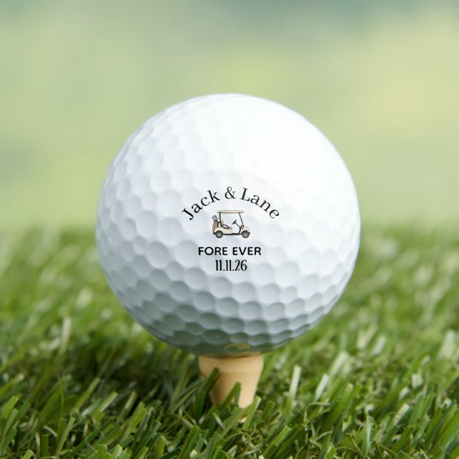 Pelota de Golf para Boda Personalizada, Fiesta de  (Camiseta in situ)