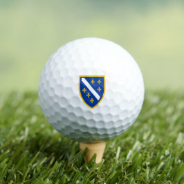 Pelota de Golf Patriótica Escudo de Bosnia