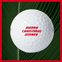 Pelota de golf personalizada, Feliz Navidad