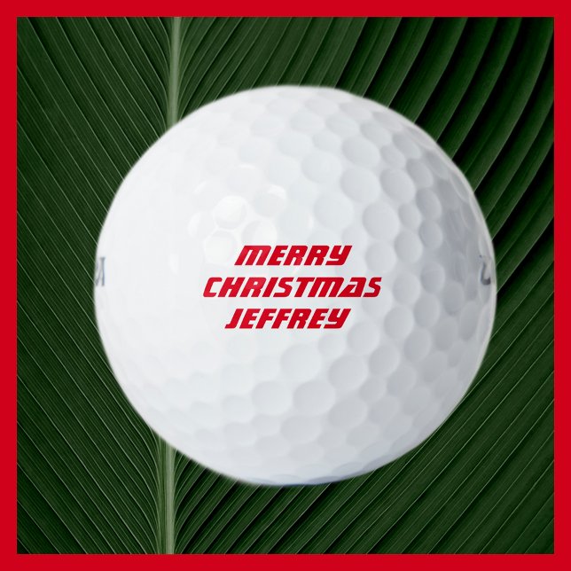 Pelota de golf personalizada, Feliz Navidad (Subido por el creador)