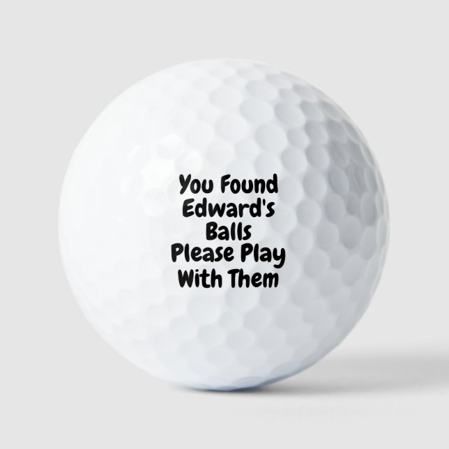 Pelota de Golf Personalizada Humor de Golfista Div (Anverso)