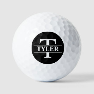 Pelota de golf personalizada - Negro