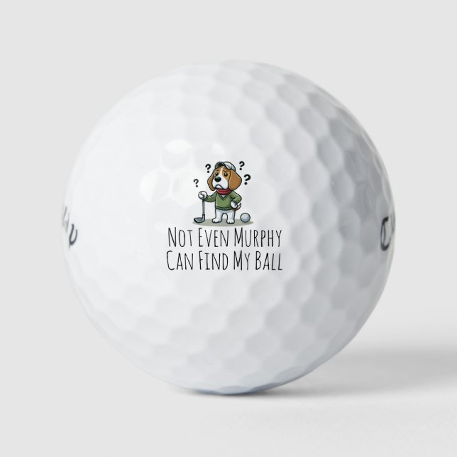 Pelota de golf personalizada - Ni siquiera mi perr (Anverso)