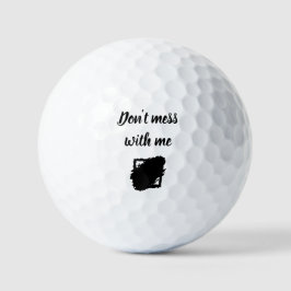Pelota de Golf Personalizada “No Te Metas Conmigo”