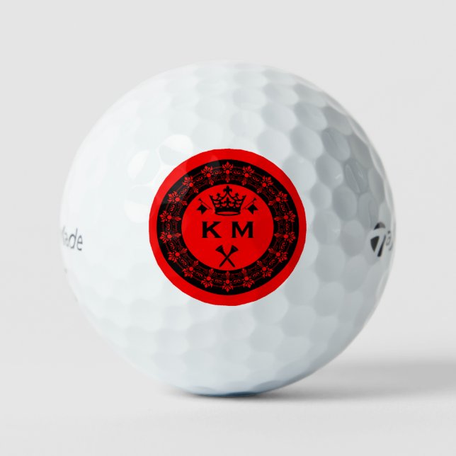 Pelota de golf real divertida personalizada (Anverso)