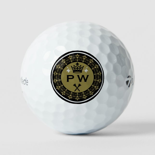Pelota de golf real divertida personalizada (Anverso)