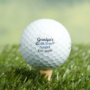 Pelota de Golf Recuerdo del Bebé Pajarito del Abue