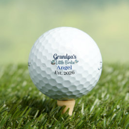 Pelota de Golf Recuerdo del Bebé Pajarito del Abue
