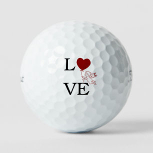 Pelota de Golf Romántica 'AMOR' Globo con forma de