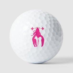 Pelota de golf rosa