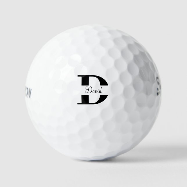 Pelota de Golf Srixon Soft Feel 13 con Monograma P (Anverso)