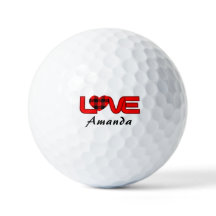 Pelota de Golf Unique Love para Ligas de Golf Feme