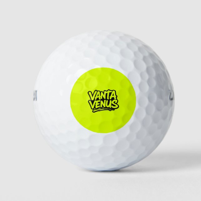 Pelota de golf Vanta Venus Wilson 3-pack (Anverso)