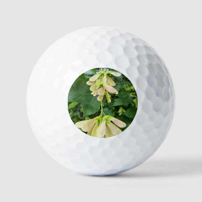 Pelota de Golf White Flower Nature (Anverso)