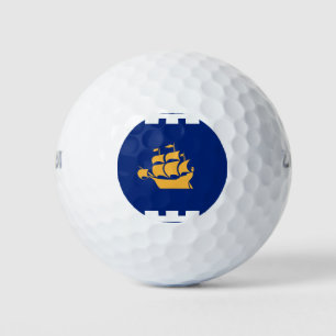 Pelota de golf Wilson con bandera de Quebec City