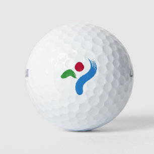 Pelota de golf Wilson con bandera de Seúl, Corea d