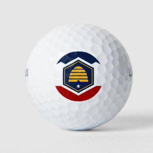Pelota de golf Wilson con bandera de Utah, EE. UU.