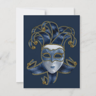 Pelota de máscaras - Invitación a fiesta de diseña