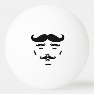 Pelota De Ping Pong 100% Mustache