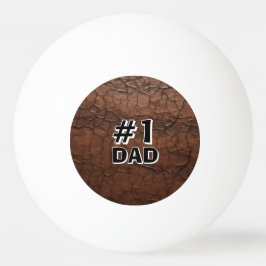 Pelota De Ping Pong #1 Papá de cuero