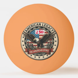 Pelota De Ping Pong 250 aniversario de EE. UU.