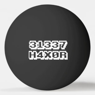 Pelota De Ping Pong 31337 H4X0R Ping-Pong BALL