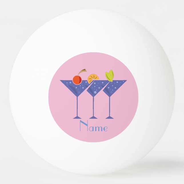 Pelota De Ping Pong 3 Martini Cocktails Thunder_Cove (Anverso)