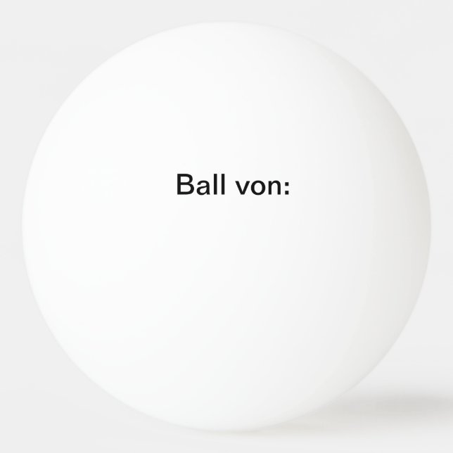Pelota De Ping Pong 3-Sterne Tischtennisball mit einfügbarem Namen (Anverso)