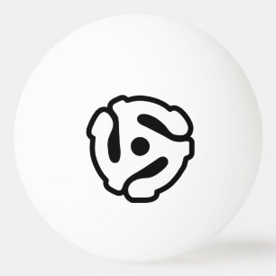 Pelota De Ping Pong 7 pulgadas adaptador de vinilo de 45 rpm inserte l