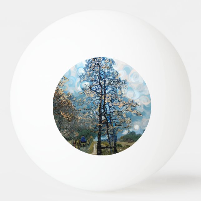 PELOTA DE PING PONG ABETO (Anverso)