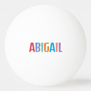 Pelota De Ping Pong Abigail