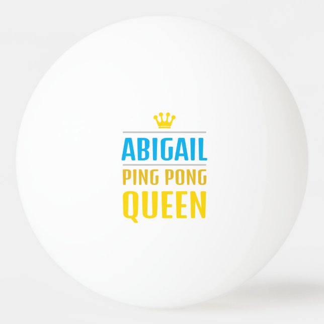Pelota De Ping Pong Abigail (Anverso)
