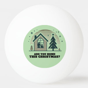 Pelota De Ping Pong Acogedores Navidades en casa decoración artística