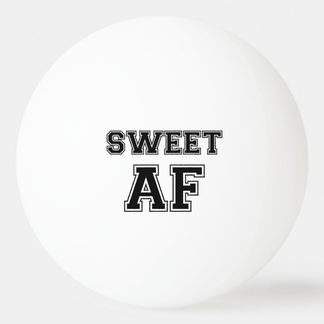 PELOTA DE PING PONG AF SWEET (Anverso)