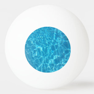 Pelota De Ping Pong Agua de Piscina Azul Celeste Cristalina