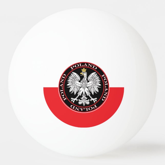 Pelota De Ping Pong Águila redonda polaca (Anverso)