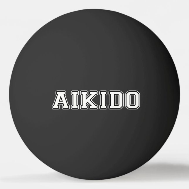 Pelota De Ping Pong Aikido (Anverso)